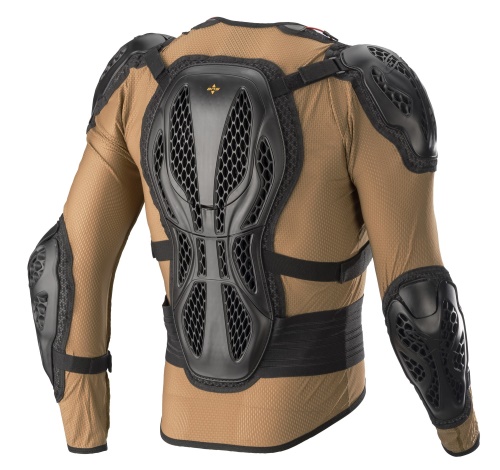CHRÁNIČ TĚLA BIONIC ACTION CERTIFIKACE CE2 (EN 1621_2, EN 1621_3), ALPINESTARS (HNĚDÁ/ČERNÁ)