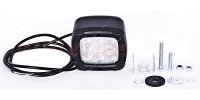 PRACOVNÍ SVĚTLOMET LED 1300LM [100X100MM] 9LED 12-50V, KABEL 1,5M