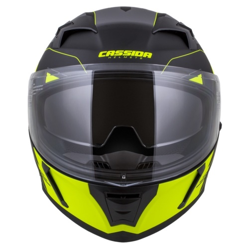 PŘILBA INTEGRAL 3.0 ROXOR, CASSIDA (ČERNÁ MATNÁ/ŽLUTÁ FLUO/ŠEDÁ, PLEXI S PŘÍPRAVOU PRO PINLOCK)