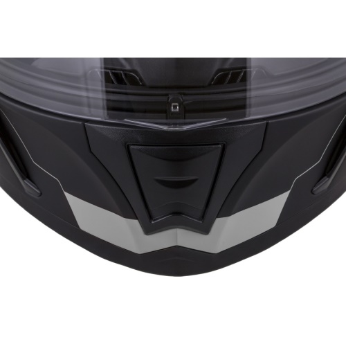 PŘILBA INTEGRAL 3.0 TURBOHEAD, CASSIDA (ČERNÁ MATNÁ/STŘÍBRNÁ, PLEXI S PŘÍPRAVOU PRO PINLOCK)