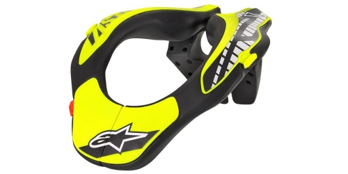 KRČNÍ CHRÁNIČ NECK SUPPORT, ALPINESTARS, DĚTSKÝ (ŽLUTÝ FLUO/ČERNÝ, VEL. UNI) 2024