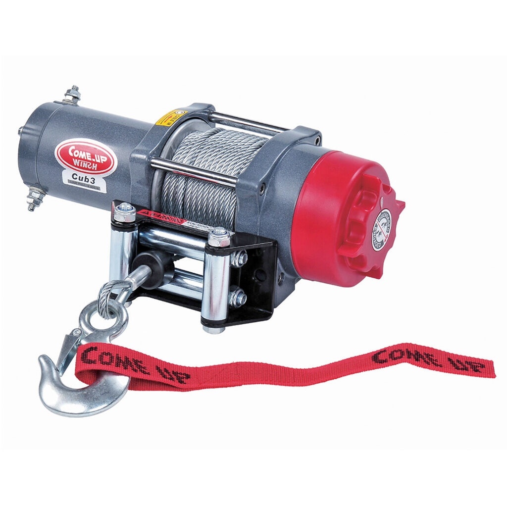 naviják COMEUP Cub 3 12V STD, 3000lbs, ocelové lano