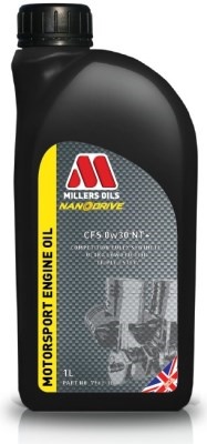 MILLERS OILS CFS 0W-30 NT+ - PLNĚ SYNTETICKÝ MOTOROVÝ OLEJ, TRIESTEROVÁ TECHNOLOGIE, (NANODRIVE) 1 L