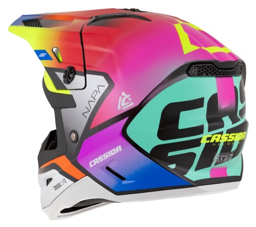 přilba Cross Cup 2 Napa Junior, CASSIDA, dětská (multikolor perleť) 2026