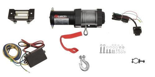 NAVIJÁK ATV / UTV S OCELOVÝM LANEM, TAŽNÁ SÍLA 1 134 KG, Q-TECH