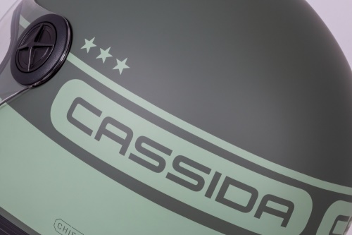 PŘILBA HANDY PLUS CHIEF, CASSIDA (ZELENÁ MATNÁ/TMAVĚ ZELENÁ) 2024