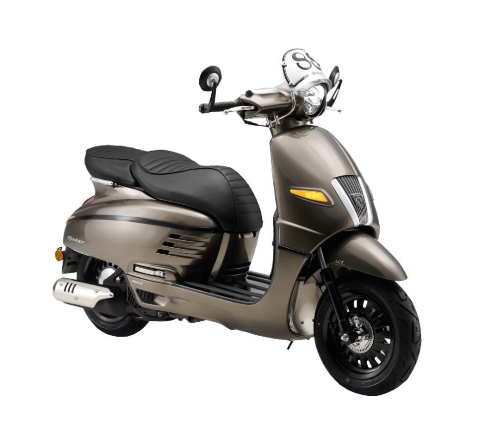 Peugeot Django 125i Cafe Racer - Lichen Grey