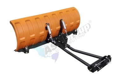 SHARK sněhová radlice 132 cm, oranžová, včetně adaptéru