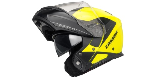 PŘILBA VELOCITY ST 2.1, CASSIDA (ŽLUTÁ FLUO/ČERNÁ, PLEXI S PŘÍPRAVOU PRO PINLOCK)