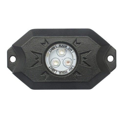SHARK LED Rock Light,3"x2",9W,Multi-Color,Bluetooth Control,4 pcs Set