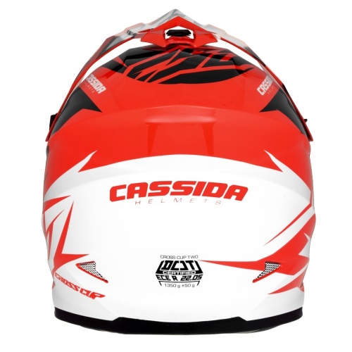 PŘILBA CROSS CUP TWO, CASSIDA - ČR (ORANŽOVÁ FLUO/BÍLÁ/ČERNÁ/ŠEDÁ)