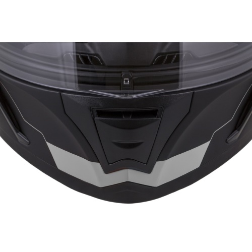PŘILBA INTEGRAL 3.0 TURBOHEAD, CASSIDA (ČERNÁ MATNÁ/STŘÍBRNÁ, PLEXI S PŘÍPRAVOU PRO PINLOCK)