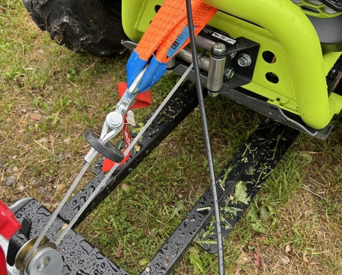 SHARK ATV ČELNÍ MULČOVAČ 100CM S MOTOREM HONDA GX 270, STŘÍBRNÁ BARVA