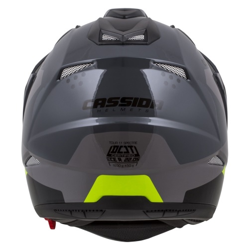 PŘILBA TOUR 1.1 SPECTRE, CASSIDA (ŠEDÁ/SVĚTLE ŠEDÁ/ŽLUTÁ FLUO/ČERNÁ, PLEXI S PŘÍPRAVOU PRO PINLOCK)