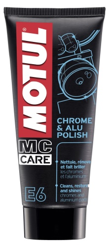 MOTUL LEŠTĚNKA NA CHROM E6 CHROME & ALU POLISH, 100 ML