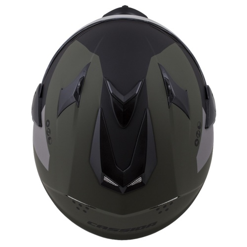 PŘILBA TOUR 1.1 SPECTRE, CASSIDA (ZELENÁ ARMY MATNÁ/ŠEDÁ/ORANŽOVÁ/ČERNÁ, PLEXI S PŘÍPRAVOU PRO PINLOCK)