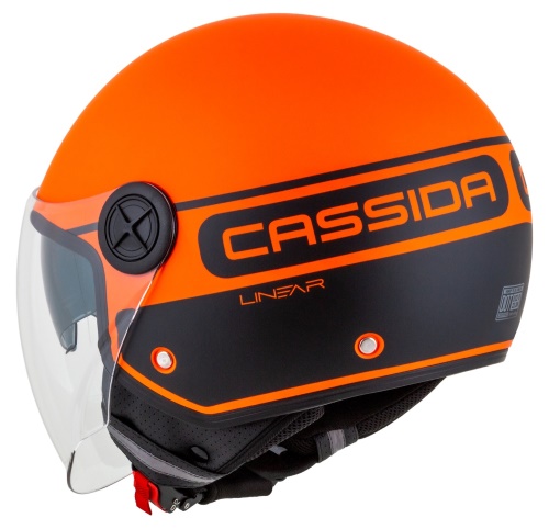 PŘILBA HANDY PLUS LINEAR, CASSIDA (ORANŽOVÁ MATNÁ/ČERNÁ) 2024